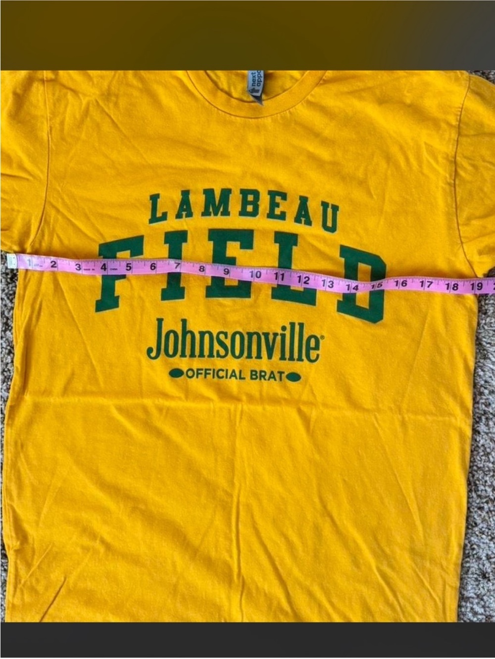 Lambeau Field Yellow Graphic Tee - Picture 3 of 5